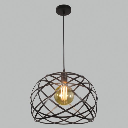 Bellona Pendant lamp 3711/38 Black, LED E27 15W, CL.I