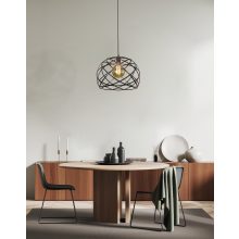Bellona Pendant lamp 3711/38 Black, LED E27 15W, CL.I