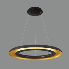   Shiitake Pendant lamp 3740/70 Textured Black/Gold, LED 50W 3000K 4150lm, CRI90 CL.I