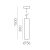 Zoom Pendant lamp 3764/32 Textured White, LED GU10 8W, CL.I