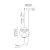   Halo Pendant lamp 3815/1 Textured Black/Opal, LED 5W 370lm, CRI90 CL.I, Integrated LED, Kelvin 2700K-3000K Slide Switch