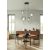   Halo Pendant lamp 3815/4 Textured Black/Opal, LED 4x5W 1480lm, CRI90 CL.I, Integrated LED, Kelvin 2700K-3000K Slide Switch