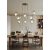   Halo Pendant lamp 3815/8 Tech. Gold/Opal, LED 8x5W 2960lm, CRI90 CL.I, Integrated LED, Kelvin 2700K-3000K Slide Switch