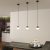   Custo Pendant lamp 3818/1 Textured Black/Opal, LED 5W 370lm, CRI90 CL.I, Integrated LED, Kelvin 2700K-3000K Slide Switch