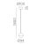   Custo Pendant lamp 3818/1 Tech. Gold/Opal, LED 5W 370lm, CRI90 CL.I, Integrated LED, Kelvin 2700K-3000K Slide Switch