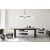  Doris Pendant lamp 3820/95 Opal/Textured Black, LED G9 8x7W, CL.I
