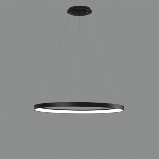 Grace Pendant lamp 3848/58 Textured Black, LED 50W 4250lm, CRI90 CL.I, Integrated LED, Kelvin 2700K-3000K Slide Switch