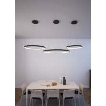 Grace Pendant lamp 3848/78 Textured Black, LED 80W 6800lm, CRI90 CL.I, Integrated LED, Kelvin 2700K-3000K Slide Switch, Casambi, ON-DEMAND **