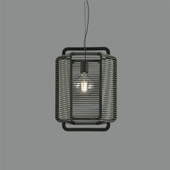   Corda Pendant lamp 3901/35 Textured Black/Alga, LED E27 15W, CL.I