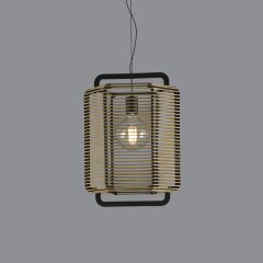   Corda Pendant lamp 3901/35 Textured Black/Sand, LED E27 15W, CL.I