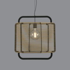   Corda Pendant lamp 3901/50 Textured Black/Sand, LED E27 15W, CL.I