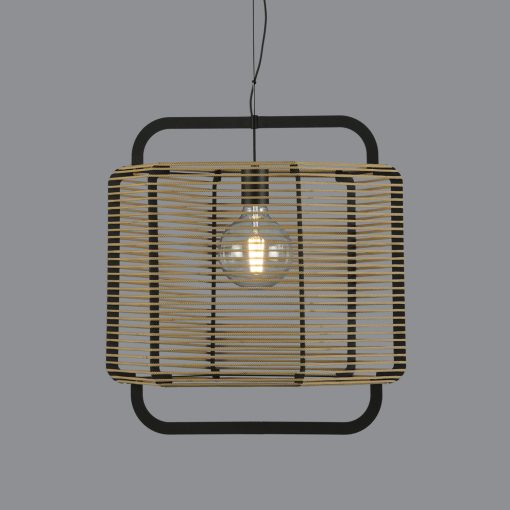 Corda Pendant lamp 3901/50 Textured Black/Sand, LED E27 15W, CL.I