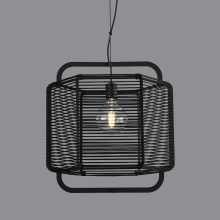 Corda Pendant lamp 3901/50 Textured Black/Black, LED E27 15W, CL.I