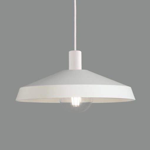 Evelyn Pendant lamp 3906/45 White, Kit Tex. White, LED E27 15W, CL.I, MULTI-PACK