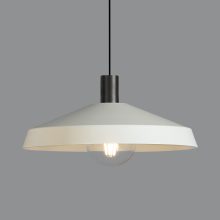 Evelyn Pendant lamp 3906/45 White, Kit Tex. Black, LED E27 15W, CL.I, MULTI-PACK