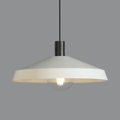   Evelyn Pendant lamp 3906/45 White, Kit Tex. Black, LED E27 15W, CL.I, MULTI-PACK