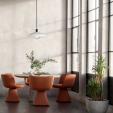 Evelyn Pendant lamp 3906/45 White, Kit Tex. Black, LED E27 15W, CL.I, MULTI-PACK