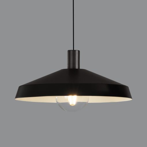 Evelyn Pendant lamp 3906/45 Black, Kit Text. Black, LED E27 15W, CL.I, MULTI-PACK