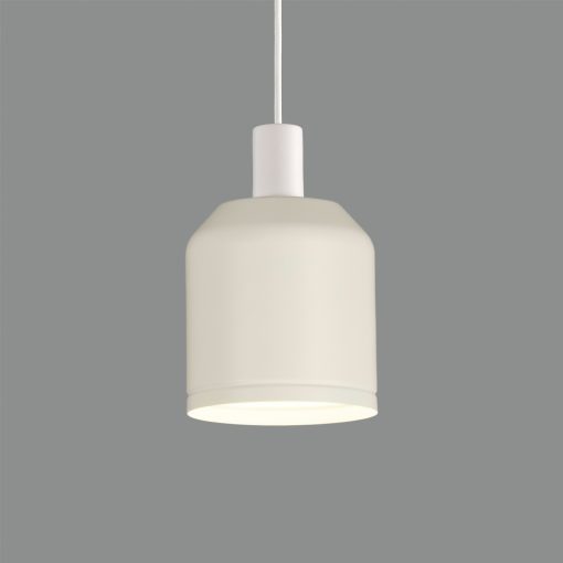 Turkana Pendant lamp 3908/16 White, Kit Tex. White, LED E27 15W, CL.I, MULTI-PACK