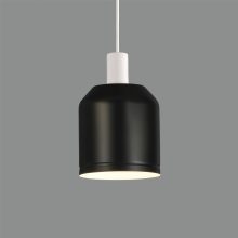 Turkana Pendant lamp 3908/16 Black, Kit Text. White, LED E27 15W, CL.I, MULTI-PACK
