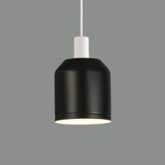   Turkana Pendant lamp 3908/16 Black, Kit Text. White, LED E27 15W, CL.I, MULTI-PACK