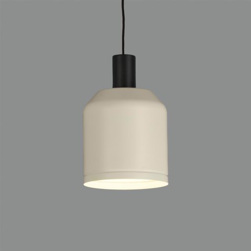Turkana Pendant lamp 3908/16 White, Kit Tex. Black, LED E27 15W, CL.I, MULTI-PACK