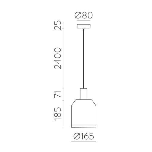 Turkana Pendant lamp 3908/16 White, Kit Tex. Black, LED E27 15W, CL.I, MULTI-PACK