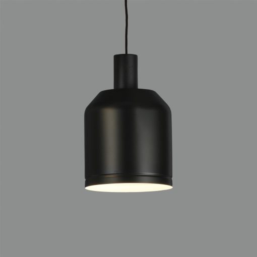 Turkana Pendant lamp 3908/16 Black, Kit Text. White, LED E27 15W, CL.I, MULTI-PACK