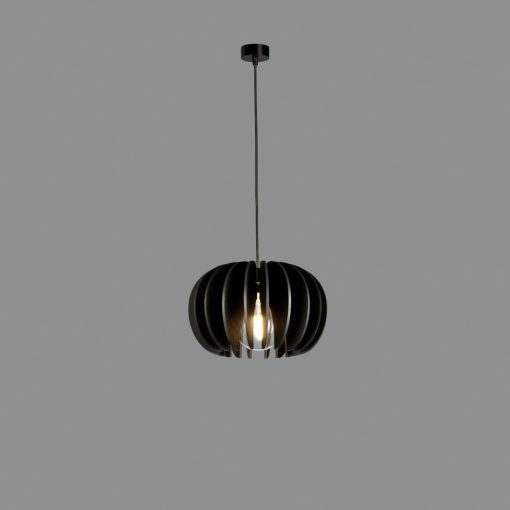 Rosa Del Desierto Pendant lamp 3912/35 Black, LED E27 15W, CL.I