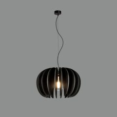   Rosa Del Desierto Pendant lamp 3912/45 Black, LED E27 15W, CL.I