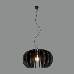   Rosa Del Desierto Pendant lamp 3912/60 Black, LED E27 15W, CL.I