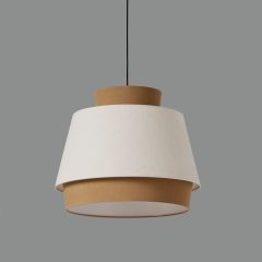   Aspen Pendant lamp 3916/45 Sand/Linen, Kit Text. Black, LED E27 15W, CL.I, MULTI-PACK