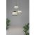   Aspen Pendant lamp 3916/45 Green/Linen, Kit Text. Black, LED E27 15W, CL.I, MULTI-PACK