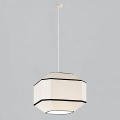   Bauhaus Pendant lamp 3917/45 White/Black, Kit Text. White, LED E27 15W, CL.I, MULTI-PACK