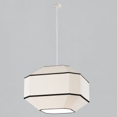   Bauhaus Pendant lamp 3917/60 White/Black, Kit Text. White, LED E27 15W, CL.I, MULTI-PACK