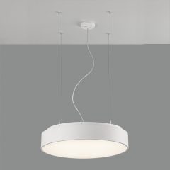   Isia Air Cleaner Pendant lamp 3927 Textured White, T5 UV-C 2x15W + LED 55W 5250lm, CRI90 CL.I, Integrated LED, Kelvin 3000K-4000K Slide Switch, Remote control