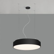 Isia Air Cleaner Pendant lamp 3927 Textured Black, T5 UV-C 2x15W + LED 55W 5250lm, CRI90 CL.I, Integrated LED, 3000K-4000K Slide Switch, Remote control
