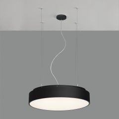  Isia Air Cleaner Pendant lamp 3927 Textured Black, T5 UV-C 2x15W + LED 55W 5250lm, CRI90 CL.I, Integrated LED, 3000K-4000K Slide Switch, Remote control