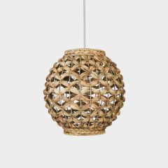  Lennis Pendant lamp 3928/30 Natural Fiber, Kit Text. White, LED E27 15W, CL.I, MULTI-PACK