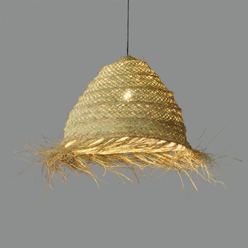 Samira Pendant lamp 3932/50 Natural Raffia, LED E27 15W, CL.I