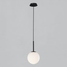 Parma Pendant lamp 3946/18 Matt Black/Opal, LED E27 15W, CL.II IP44