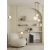   Parma Pendant lamp 3946/18 Matt Antique Gold/Opal, LED E27 15W, CL.II IP44
