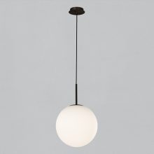 Parma Pendant lamp 3946/30 Matt Black/Opal, LED E27 15W, CL.II IP44
