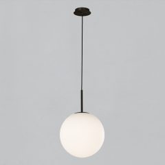   Parma Pendant lamp 3946/30 Matt Black/Opal, LED E27 15W, CL.II IP44
