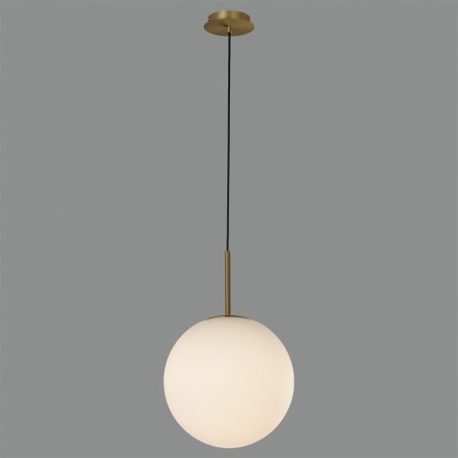 Parma Pendant lamp 3946/30 Matt Antique Gold/Opal, LED E27 15W, CL.II IP44