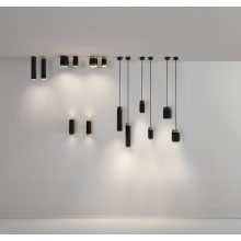 Lux Pendant lamp 3989 Textured Black/Black, LED COB 13W 3000K 1240lm, CRI90 CL.I, Integrated LED