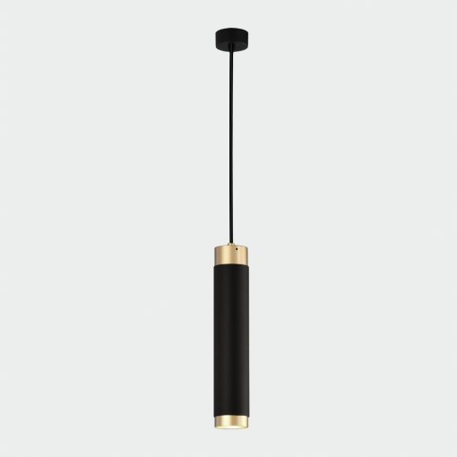 Lux Pendant lamp 3989 Tech Gold/Black, LED COB 13W 3000K 1240lm, CRI90 CL.I, Integrated LED