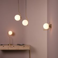 Maui Pendant lamp 8163/1 Opal/ Matt Antique Gold, LED E27 15W, CL.I, (E27 max. Ø45 mm)