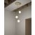   Maui Pendant lamp 8163/3 Opal/Matt Antique Gold, LED E27 3x15W, CL.I, (E27 max. Ø45 mm)