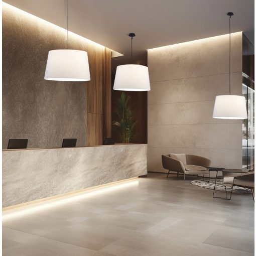 Stilo Pendant lamp 8202/42 Textured Black, LED E27 15W, CL.I, MULTI-PACK